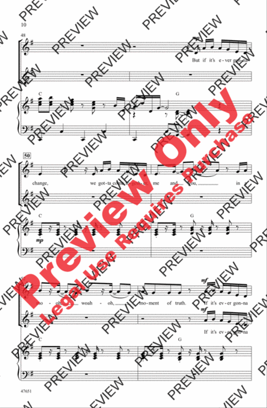 Moment of Truth Moment of Truth 2-Part scores gallery preview page 10