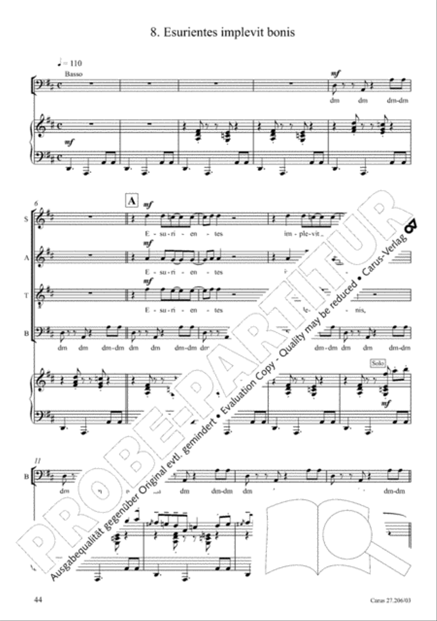 Magnificat 4-Part scores gallery preview page 45