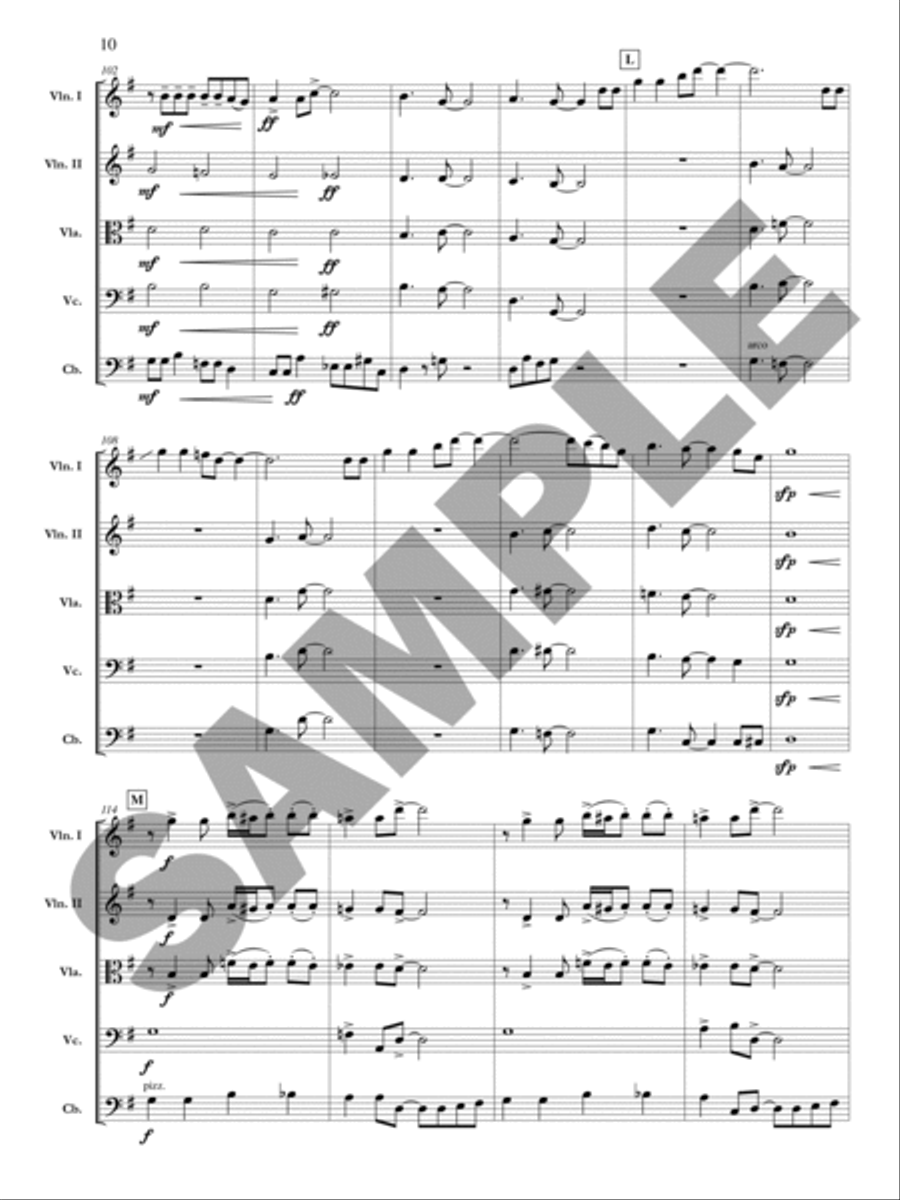 Ride that Chariot Orchestra scores gallery preview page 11