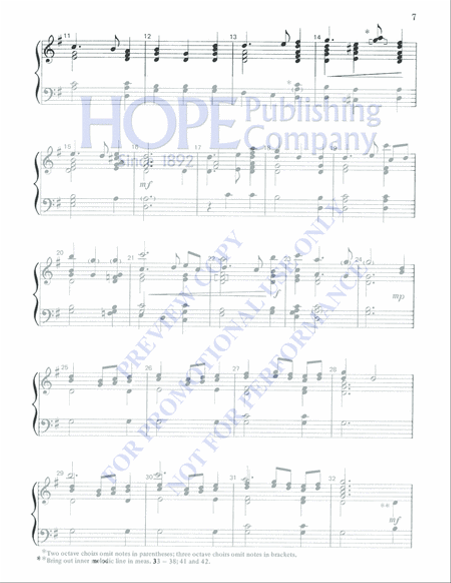 Thanksgiving Bells 3-Octaves scores gallery preview page 7