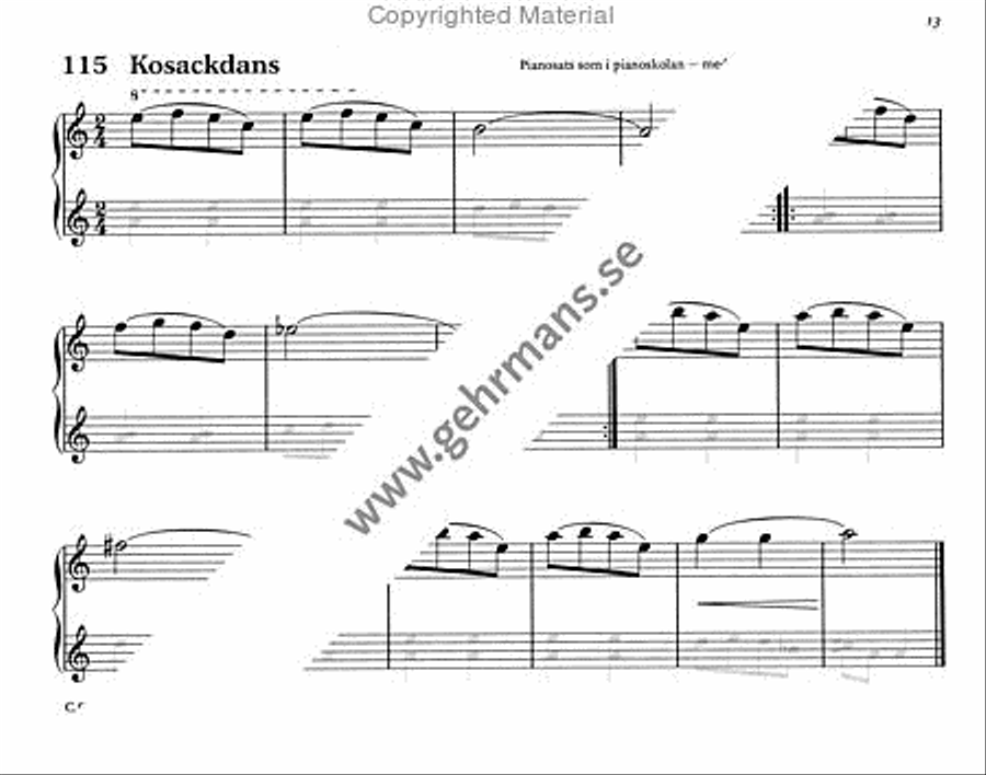 Flerhandigt 2 Piano Duet scores gallery preview page 6