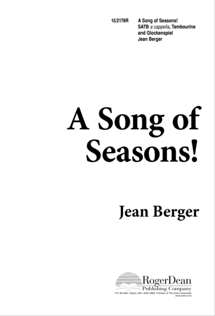 A Song of Seasons! Divisi scores gallery preview page 1