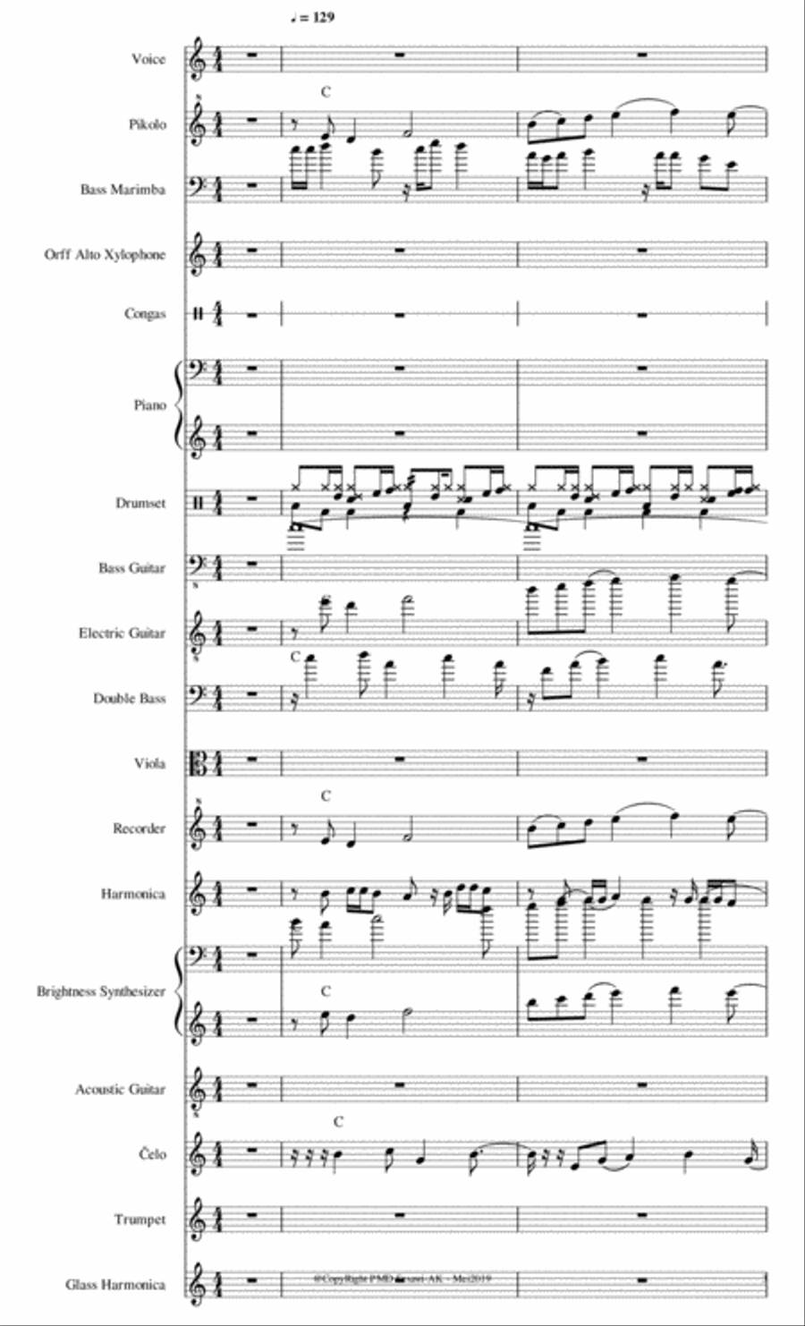ENDURING OUR LIVE (Very Top 4e Tutorial) Choir scores gallery preview page 3