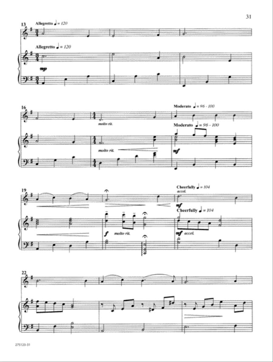 Christmas Journeys Flute Solo scores gallery preview page 15