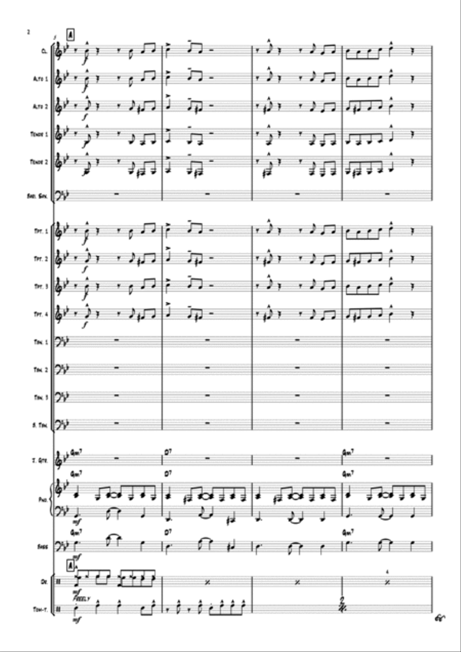 Sal Tico Sal Tico Jazz Ensemble scores gallery preview page 3
