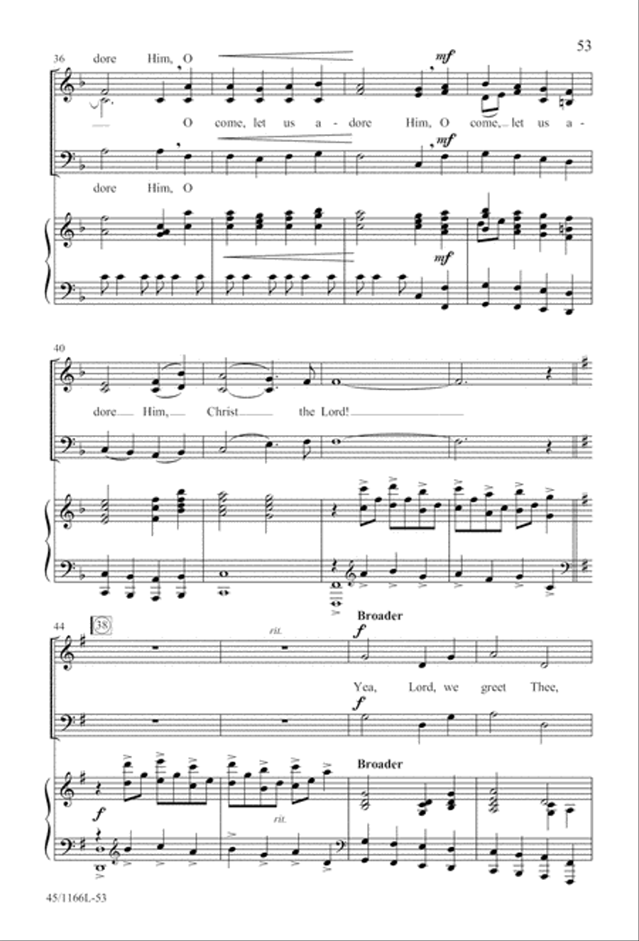 12 Carols for about 12 Singers 3-Part scores gallery preview page 54