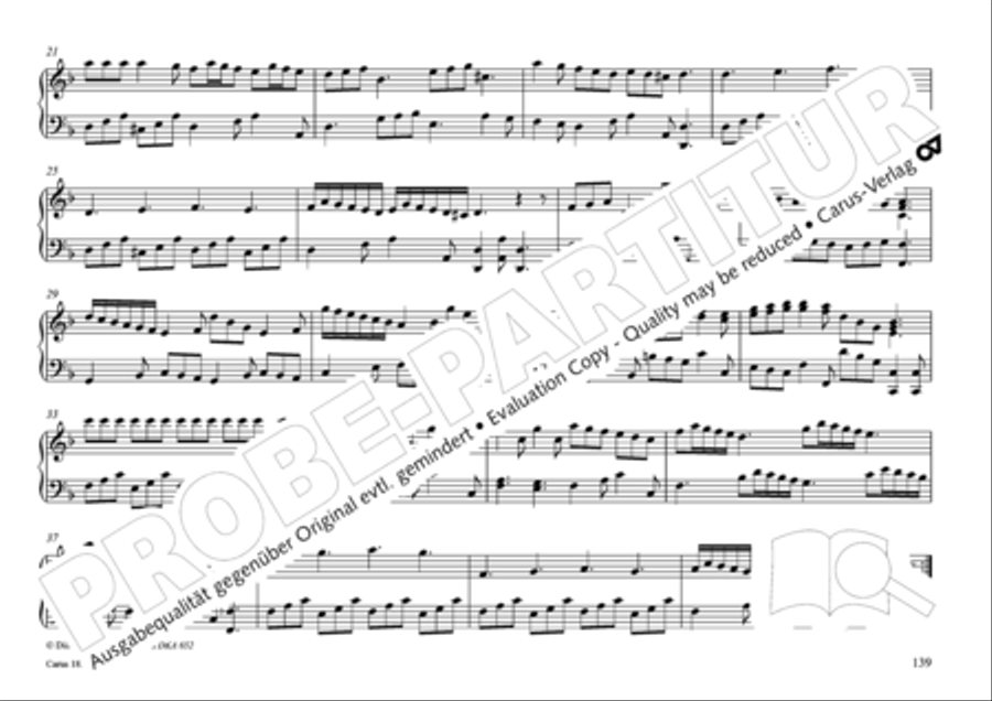 Pastoral music for organ, vol. 2: Germany, Bohemia, Austria, South Tyrol Organ Solo scores gallery preview page 140