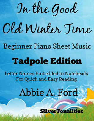 Book cover for In the Good Old Winter Time Beginner Piano Sheet Music
