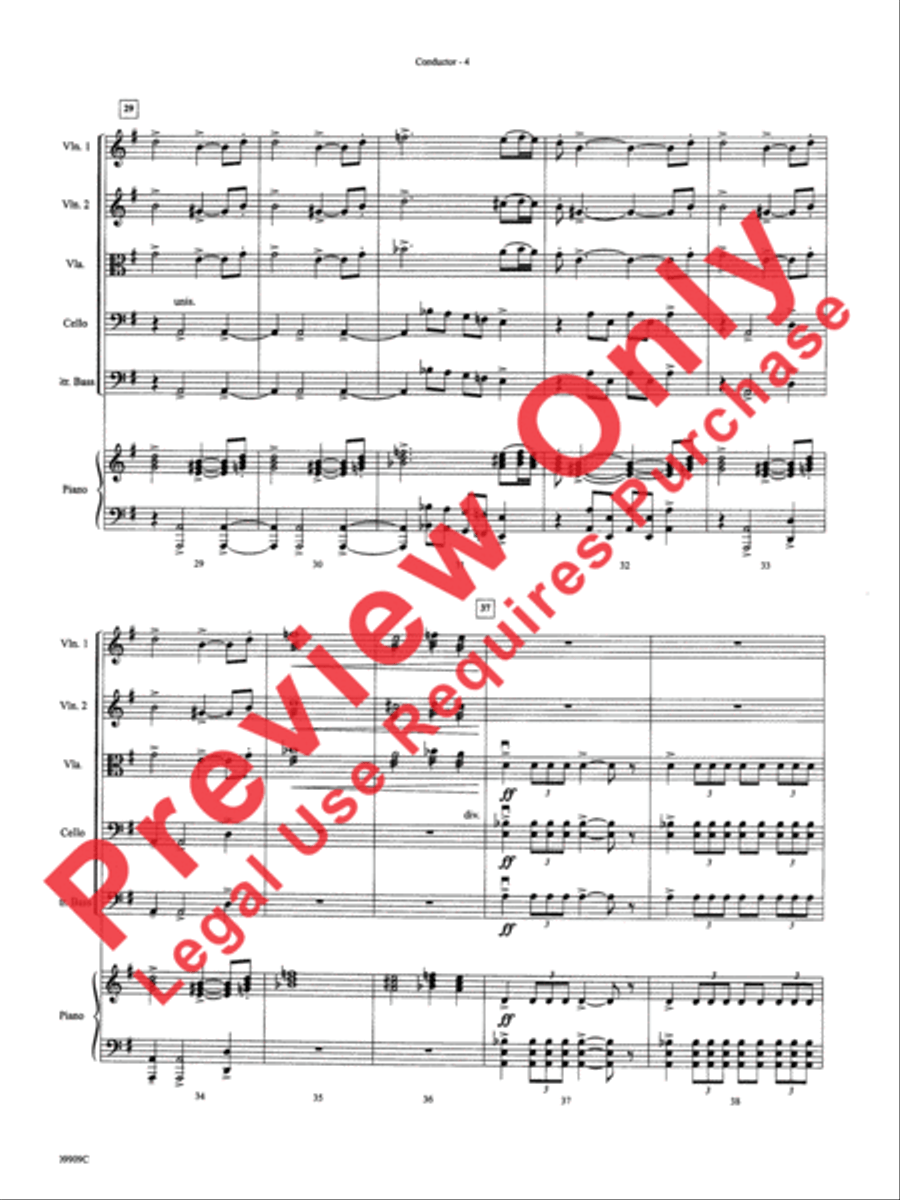 Star Wars (Main Theme) String Orchestra scores gallery preview page 18