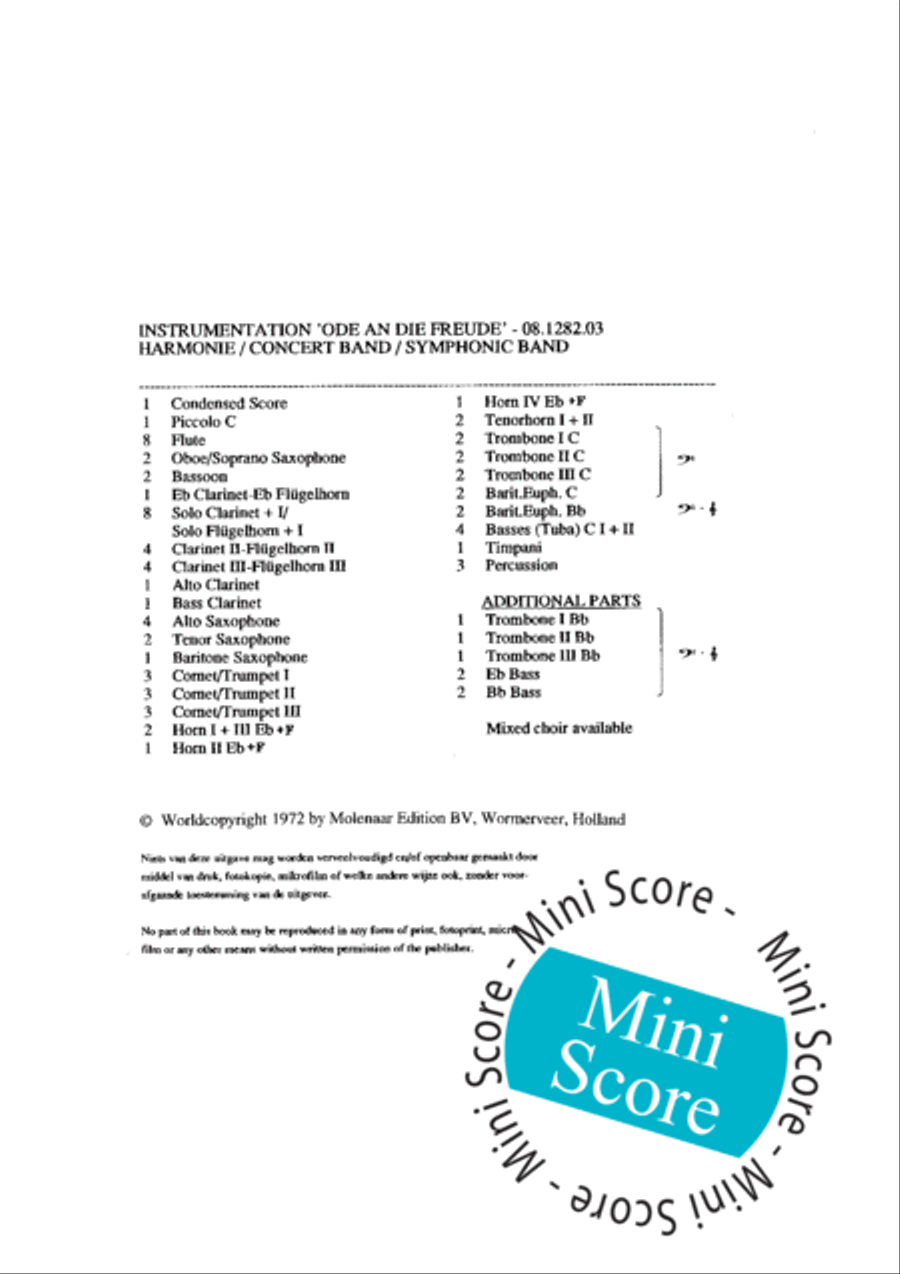 Ode an die Freude SAT scores gallery preview page 4