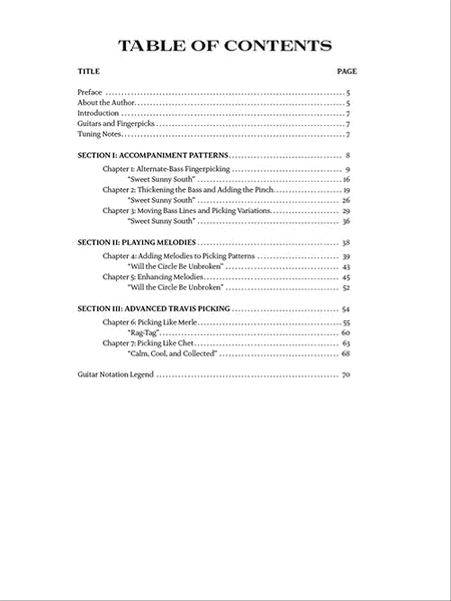 Travis Picking Electric Guitar scores gallery preview page 2