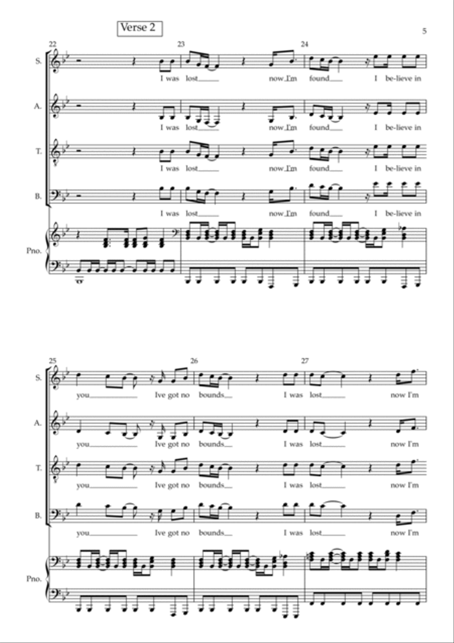 Movin' On Up 4-Part scores gallery preview page 5