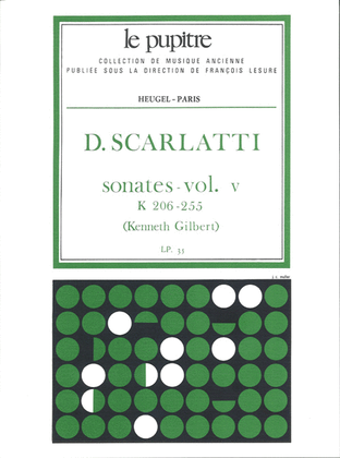 Book cover for Sonates Volume 5 K206 - K255