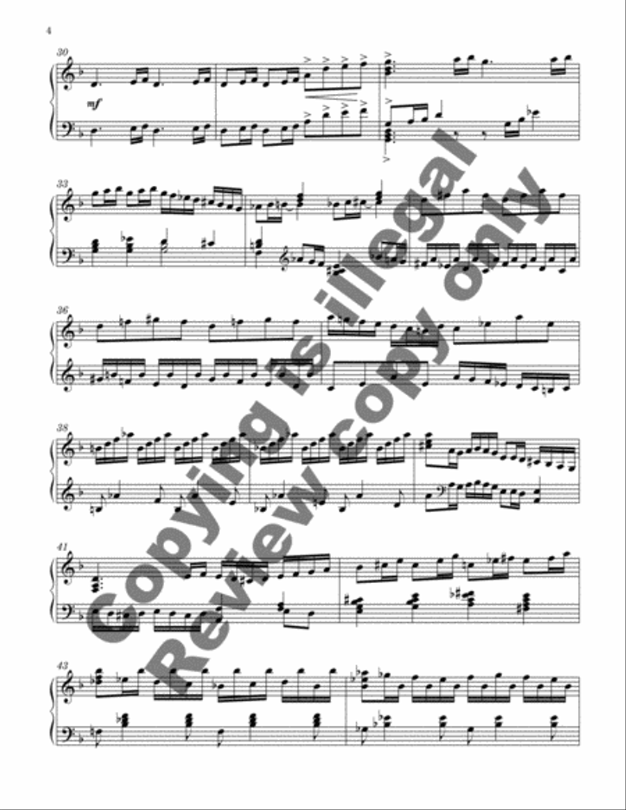 Piano Sonata No. 1 Piano Sonata No. 1 Piano Solo scores gallery preview page 7