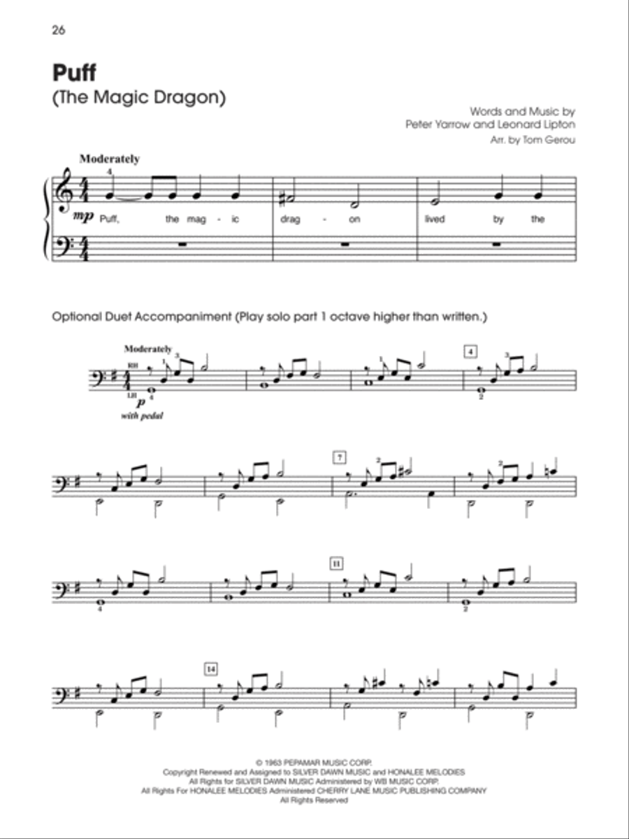 5 Finger Groovy Songs 5 Finger Groovy Songs Easy Piano scores gallery preview page 8