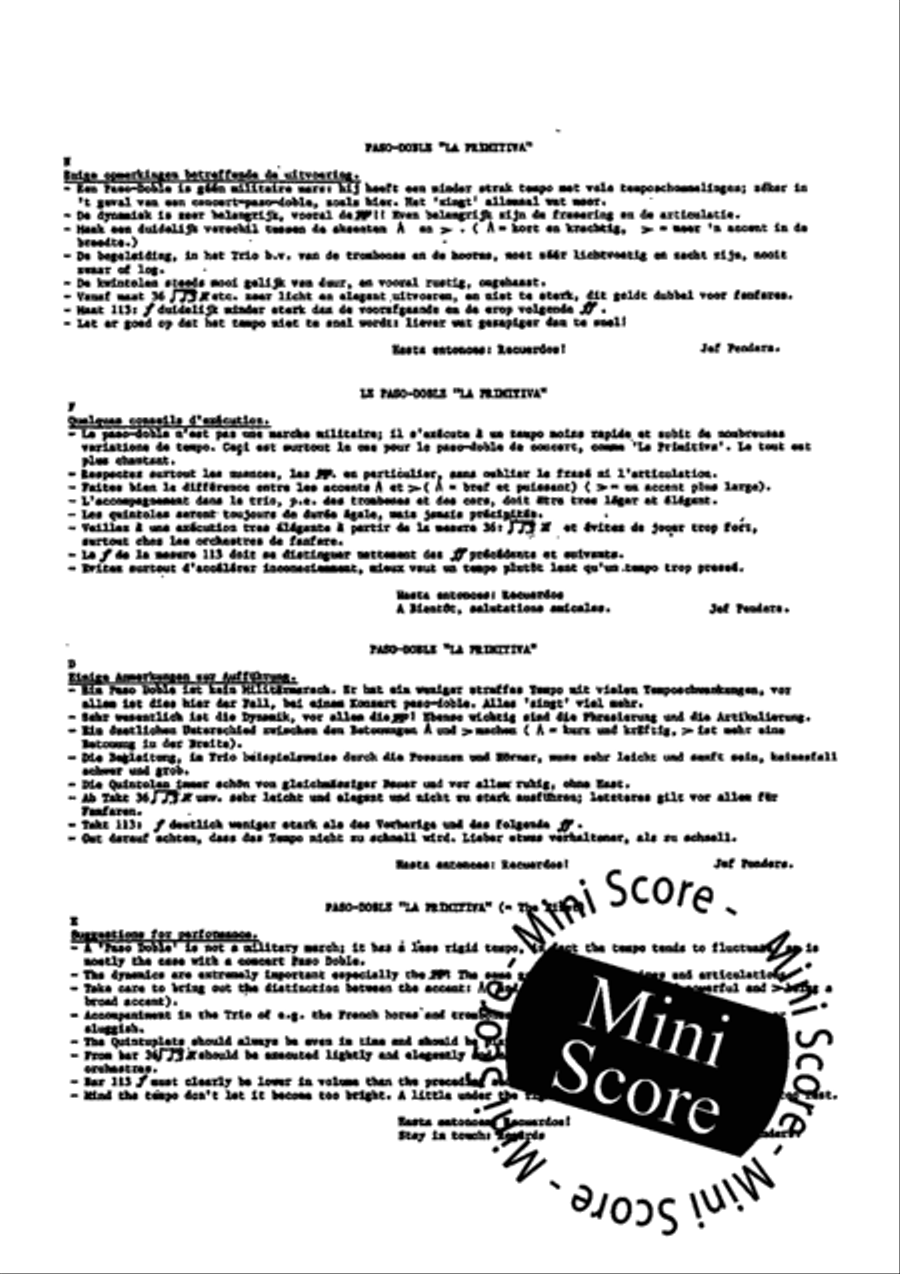la Primitiva la Primitiva Fanfare Band scores gallery preview page 4