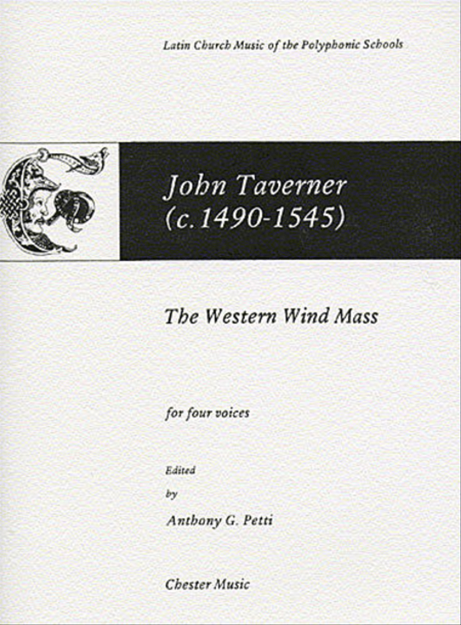 The Western Wind Mass 4-Part scores gallery preview page 1