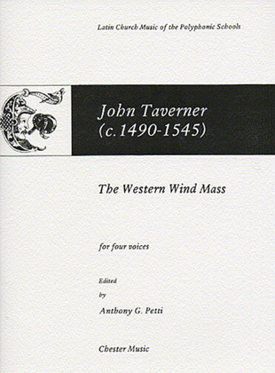 Book cover for The Western Wind Mass
