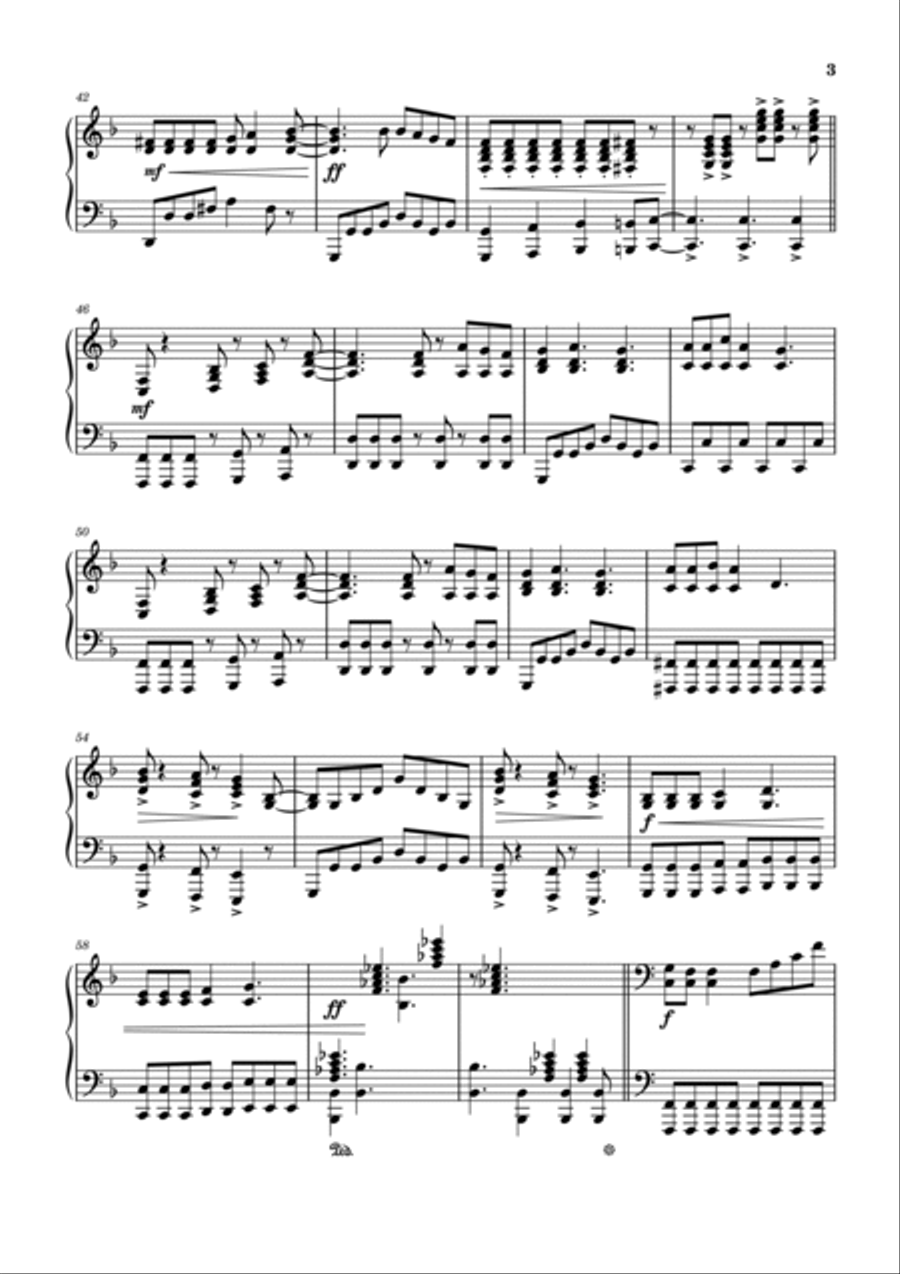 Don't Stop Me Now Piano Solo scores gallery preview page 3