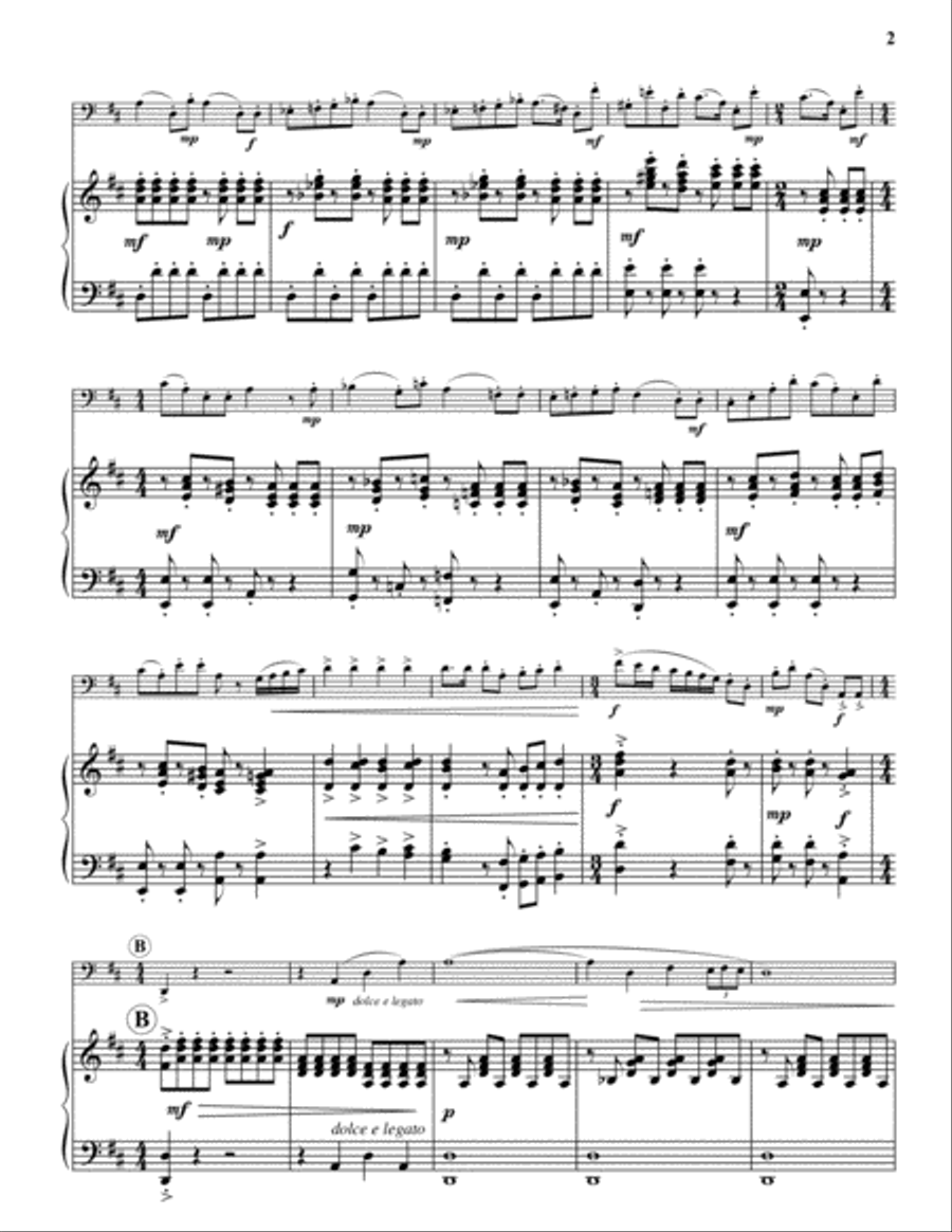 Sonata for Euphonium Euphonium scores gallery preview page 3