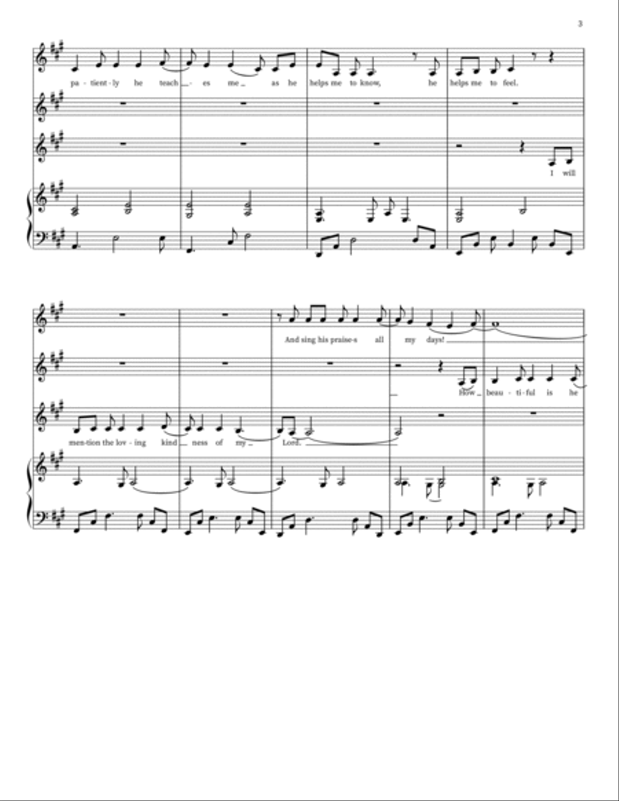 Salvation Is Come Voice scores gallery preview page 3