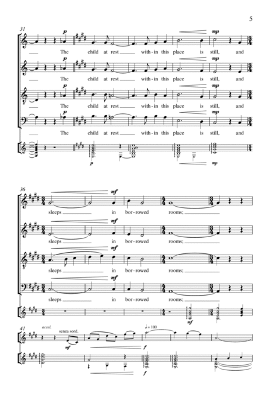 Tread Softly 4-Part scores gallery preview page 4