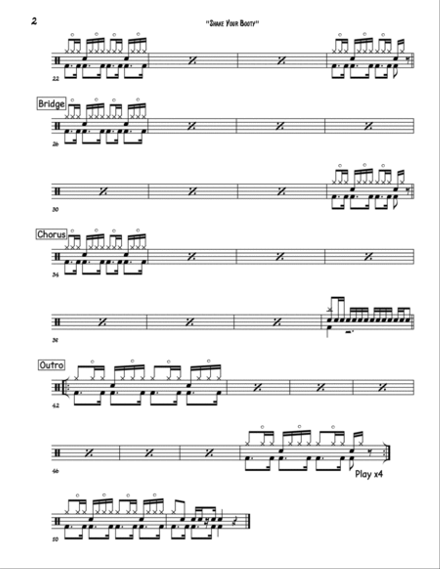 Shake Your Booty Shake Your Booty Small Ensemble scores gallery preview page 4
