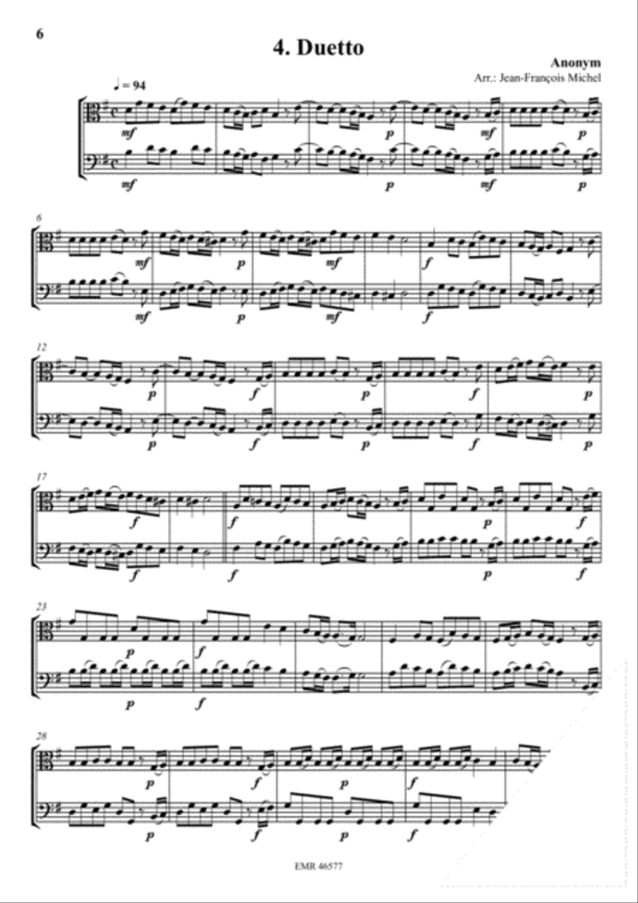 Duet Album Vol. 2 Cello scores gallery preview page 6