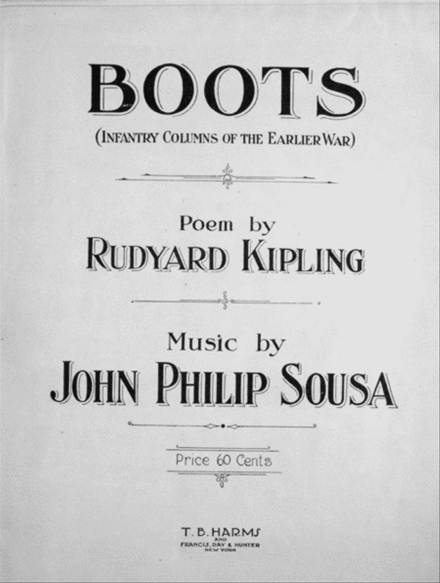 Boots (Infantry Columns of the Earlier War) Voice scores gallery preview page 1