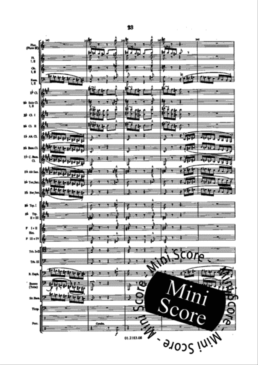 Der Zigeunerbaron Concert Band scores gallery preview page 29