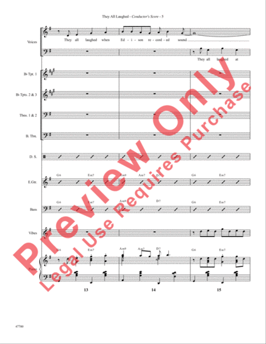 They All Laughed Choir scores gallery preview page 8