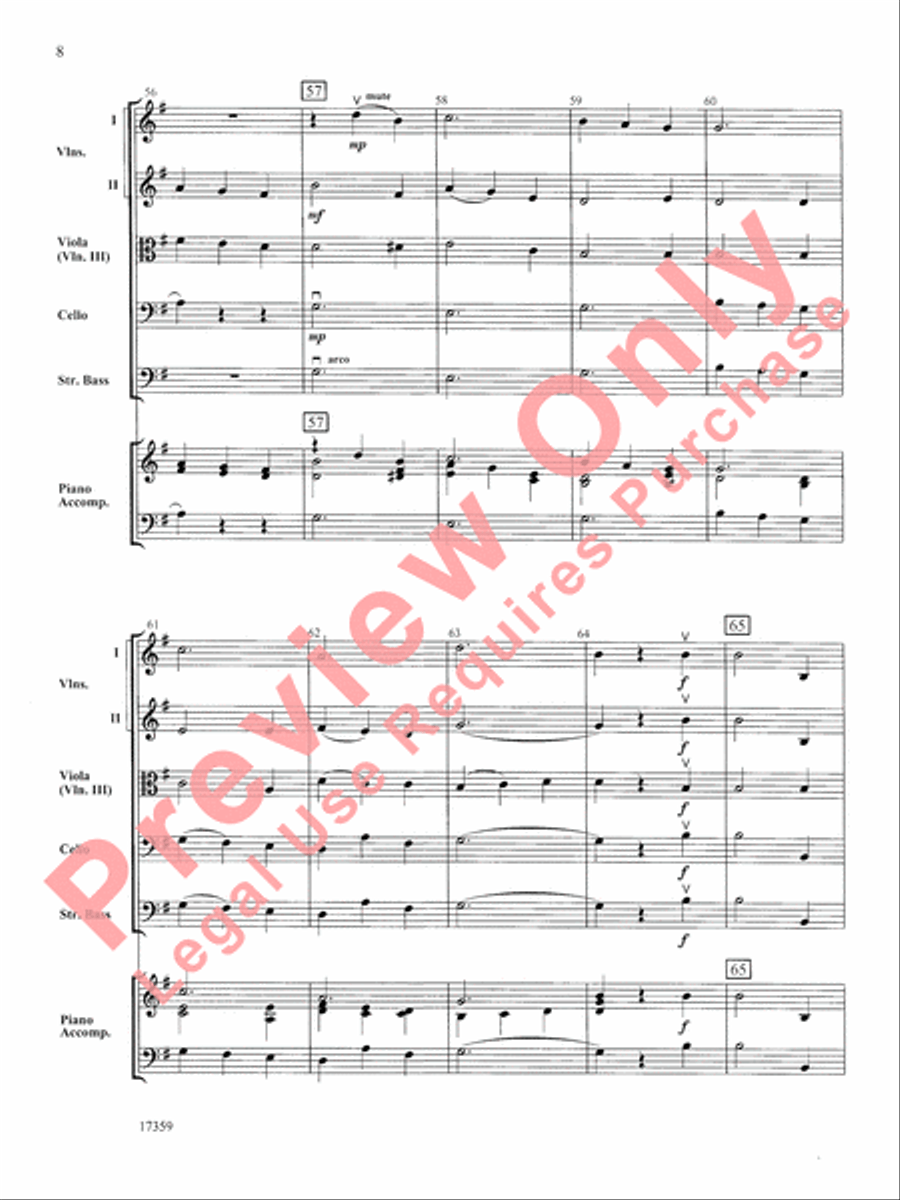 A Christmas Suite String Orchestra scores gallery preview page 9