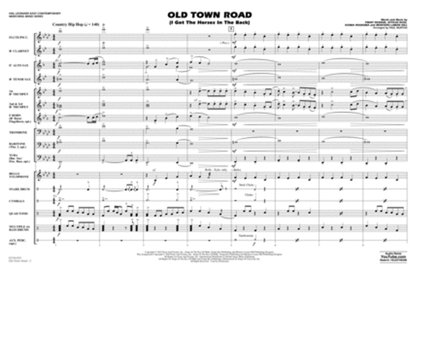Old Town Road (arr. Paul Murtha) - Conductor Score (Full Score)
