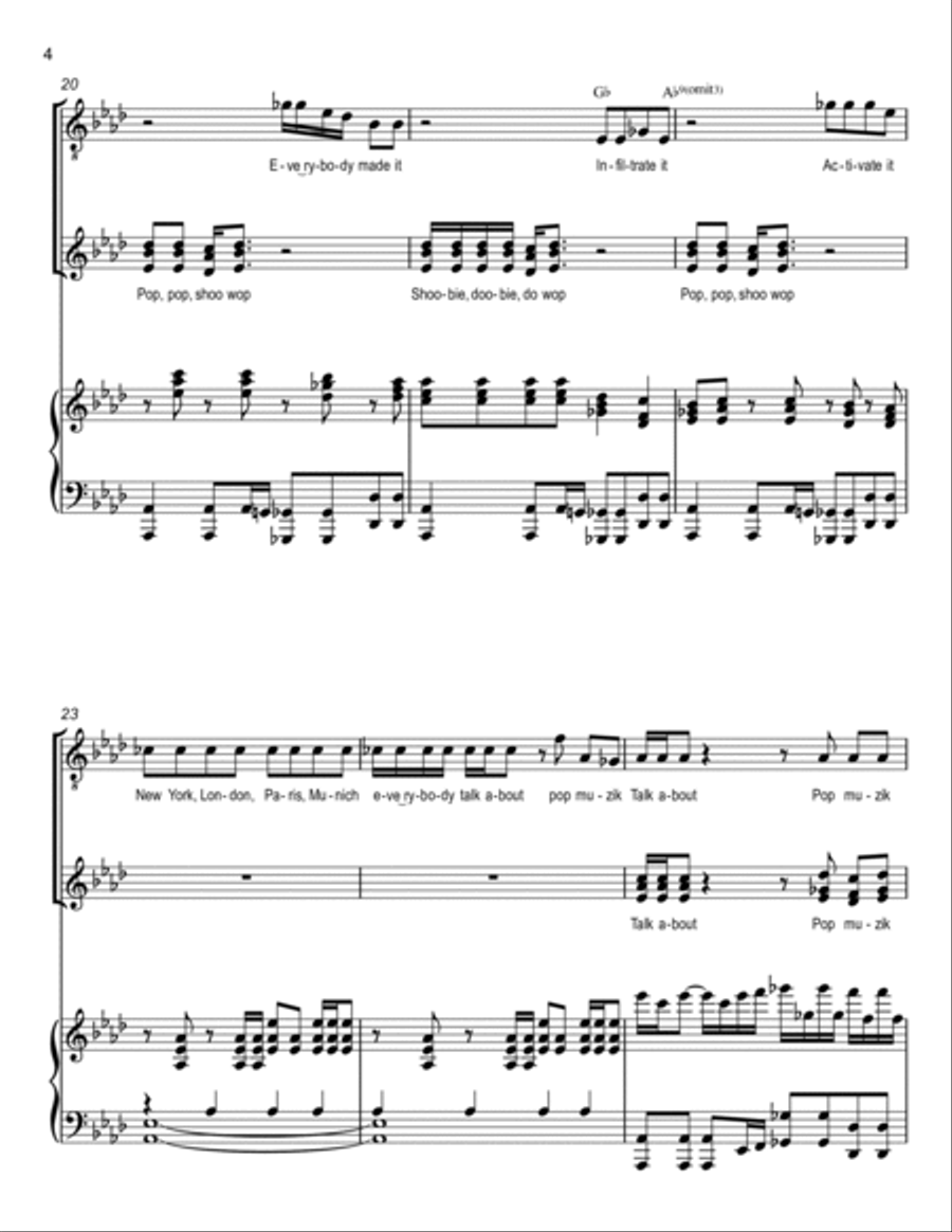 Pop Muzik Voice scores gallery preview page 4