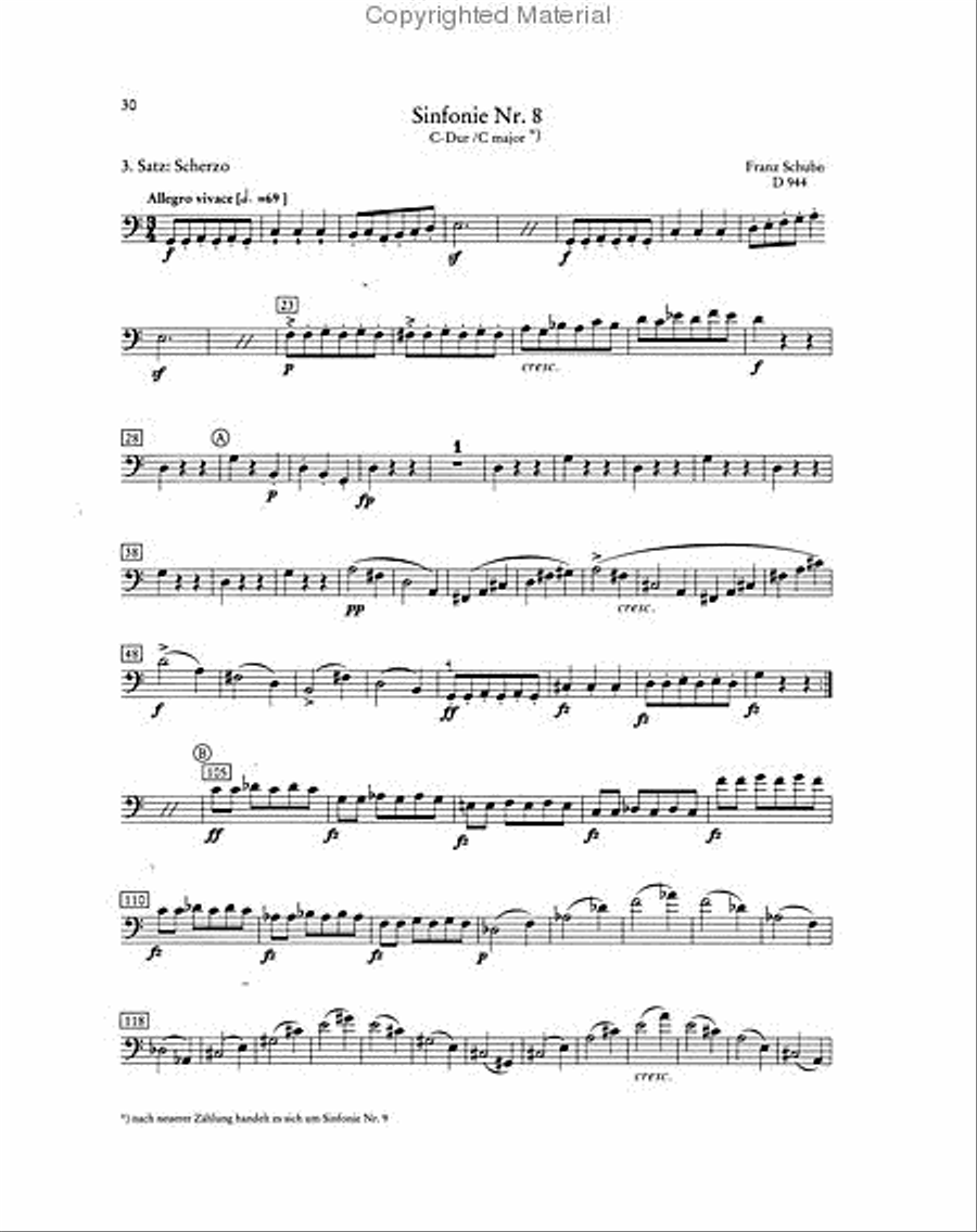 Test Pieces for Orchestra – Double Bass Double Bass scores gallery preview page 4