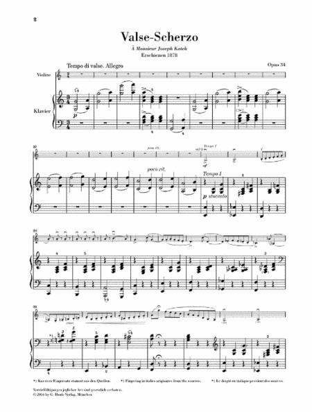 Valse-Scherzo Op. 34