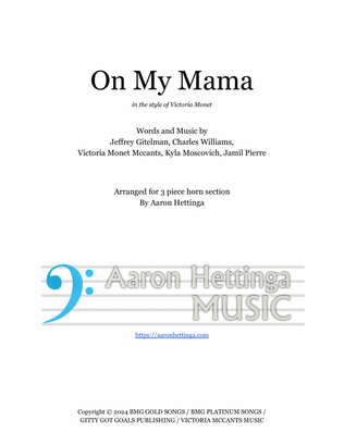 Book cover for On My Mama