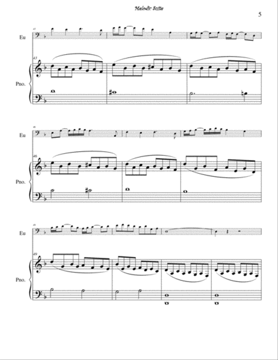 Melodic Suite Brass Duet scores gallery preview page 5