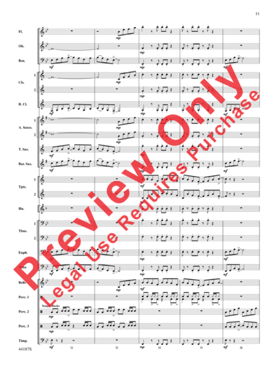 Zeeland Zeeland Concert Band scores gallery preview page 31
