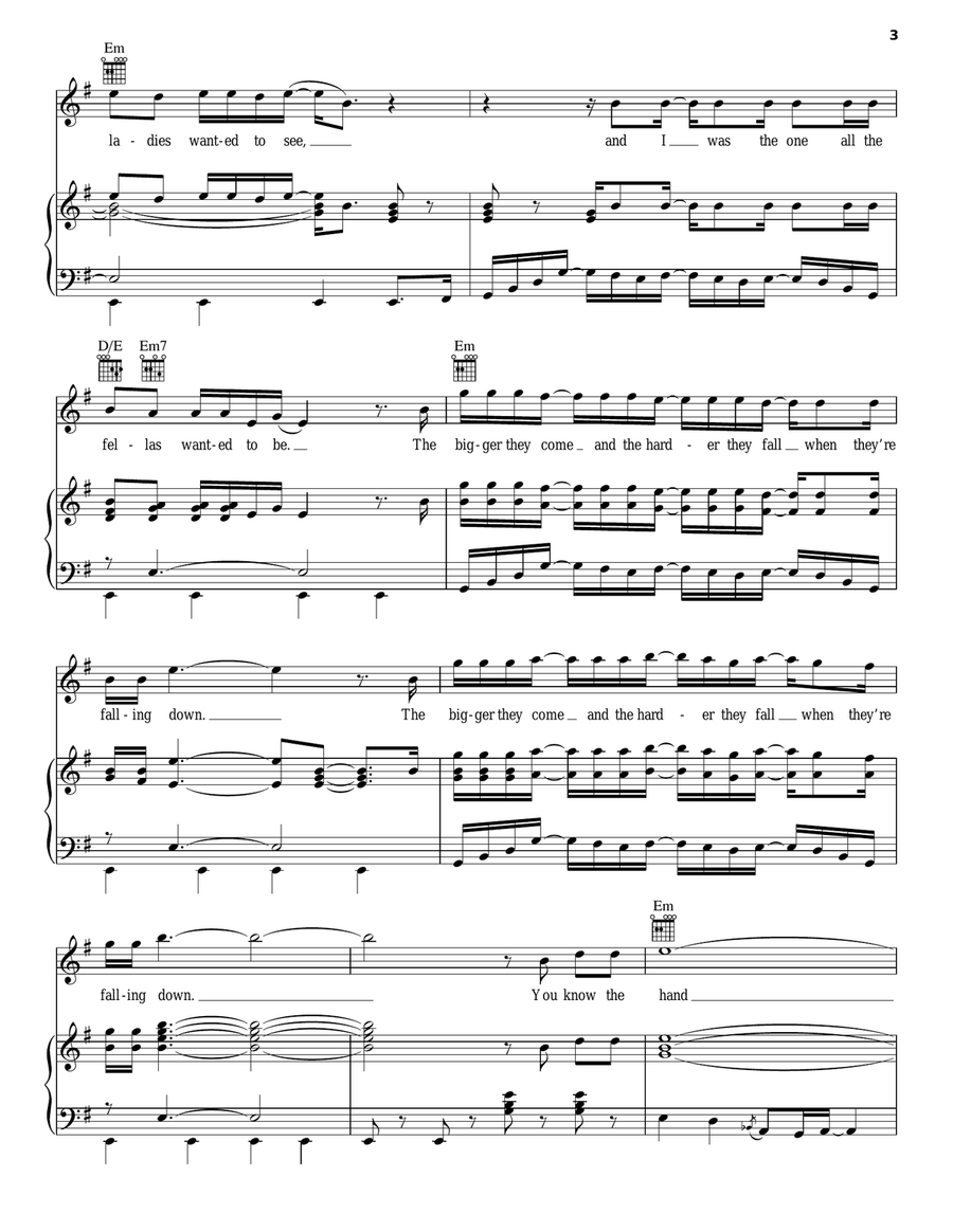 The Hand Is Quicker Piano, Vocal, Guitar scores gallery preview page 3