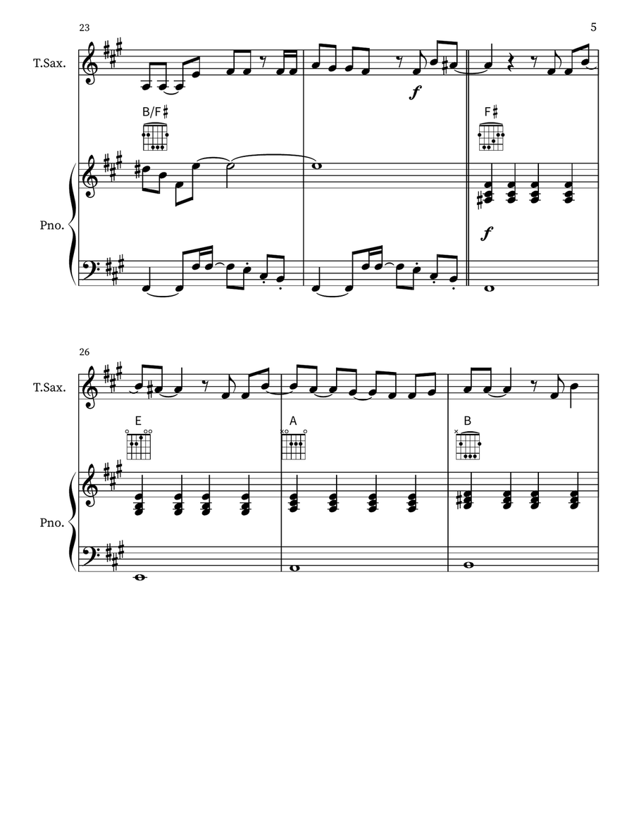 You Oughta Know Score and Parts scores gallery preview page 5