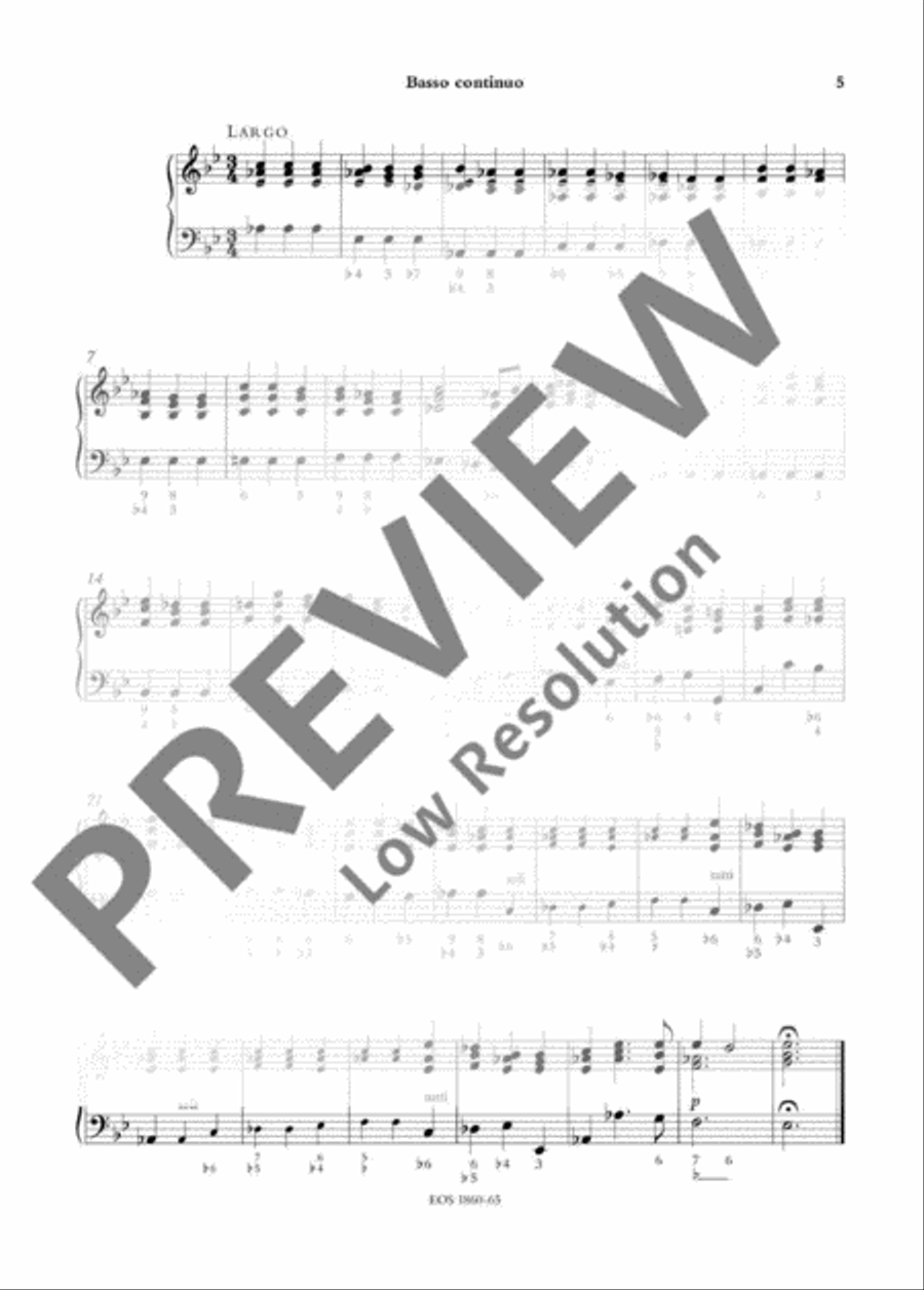 Concerto Grosso Concerto Grosso Basso Continuo scores gallery preview page 5