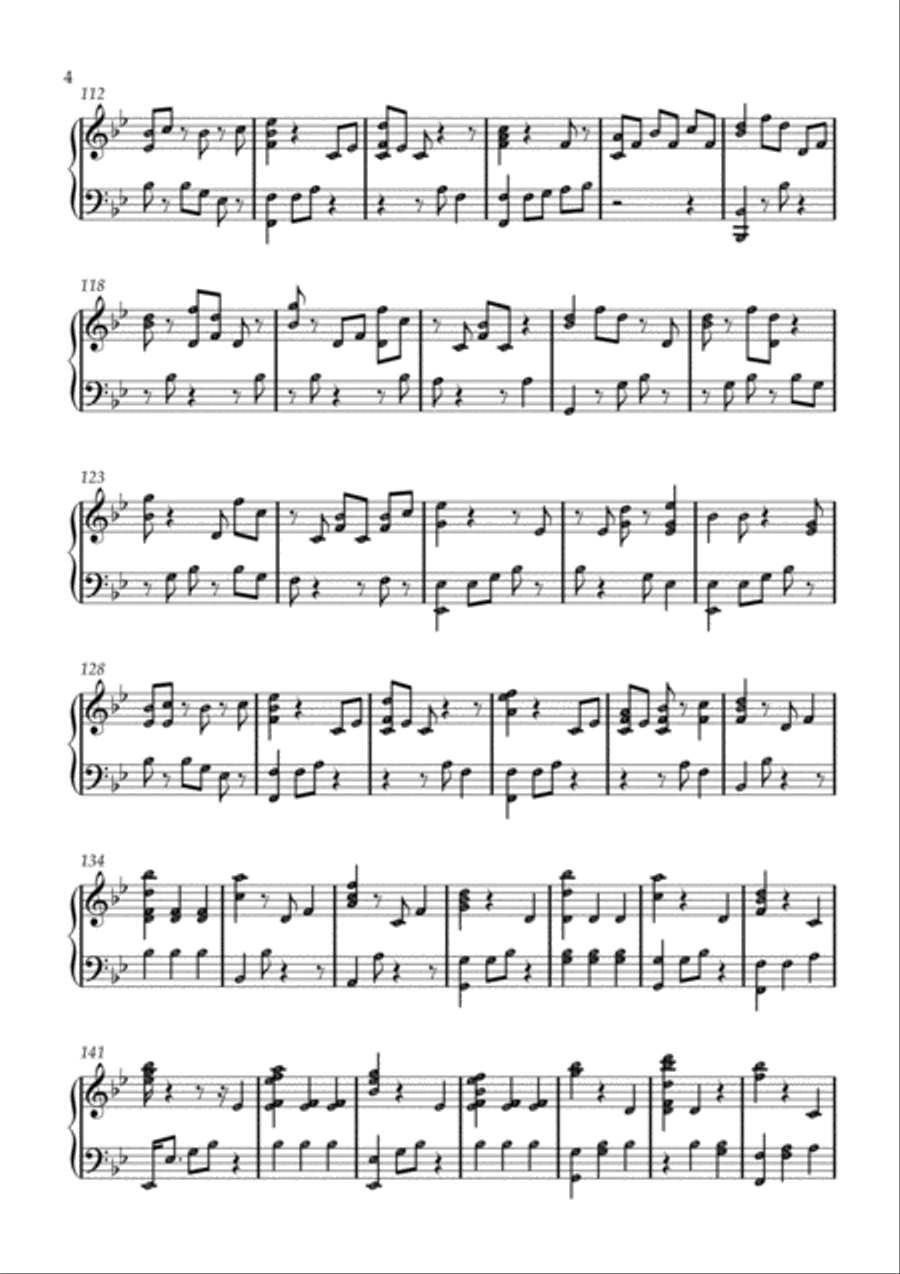 A Thousand Years Easy Piano scores gallery preview page 4