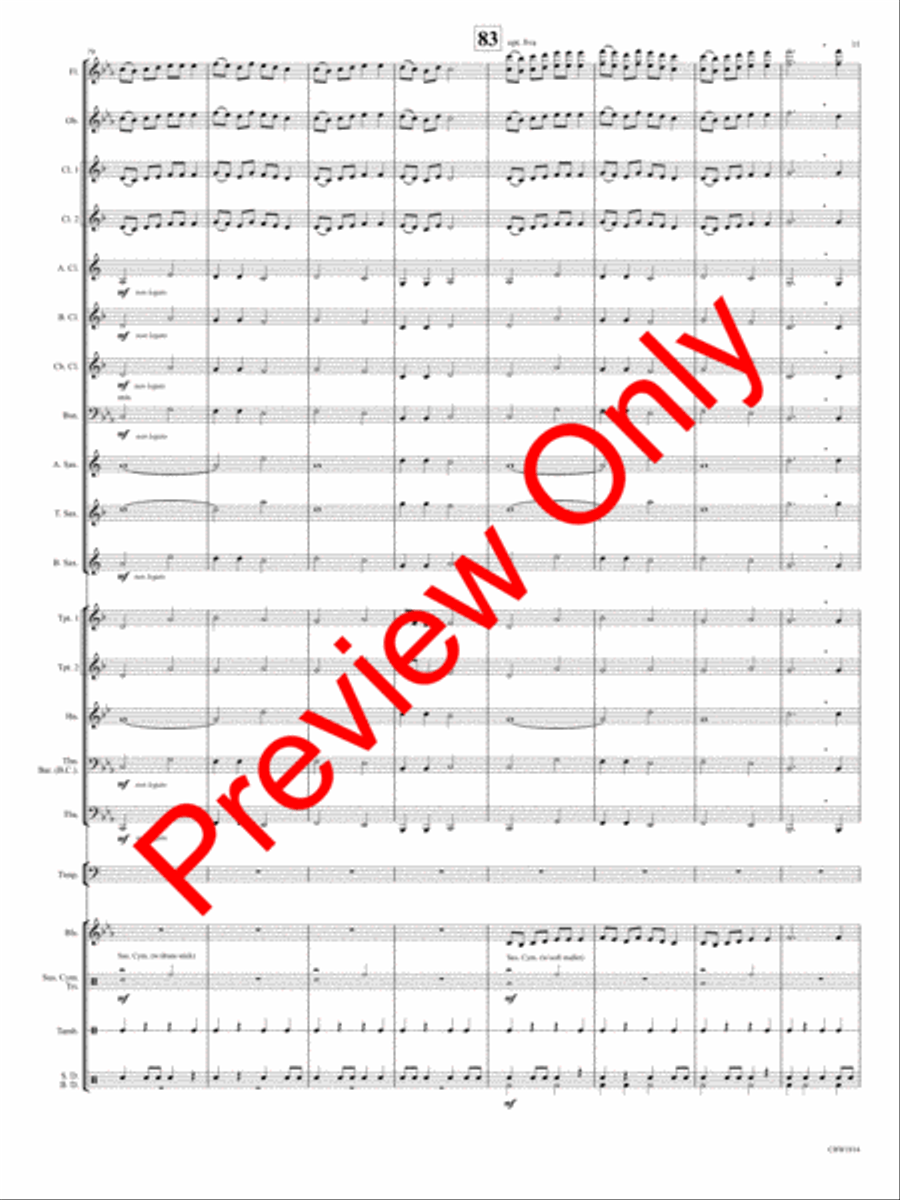Laudis Concert Band scores gallery preview page 14