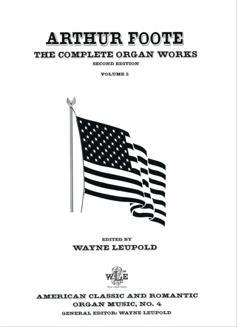 The Complete Organ Works of Arthur Foote, Volume 2 Organ scores gallery preview page 1