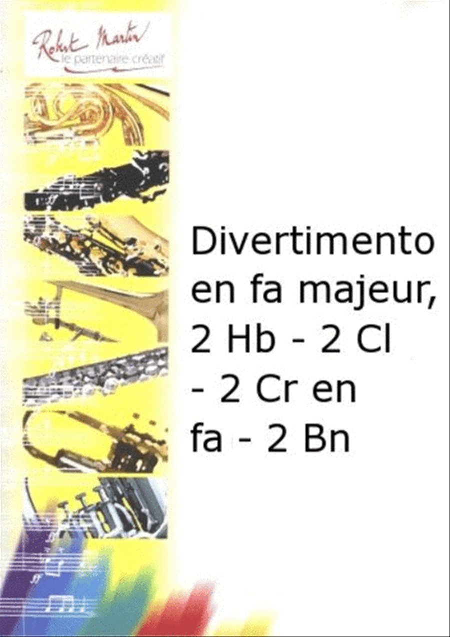 Divertimento en fa majeur Clarinet Duet scores gallery preview page 1