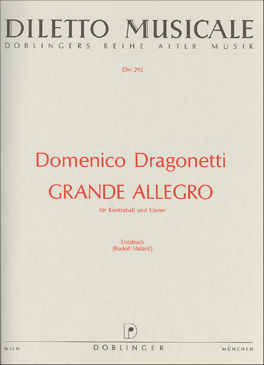 Grande Allegro in E Grande Allegro in E Double Bass scores gallery preview page 1