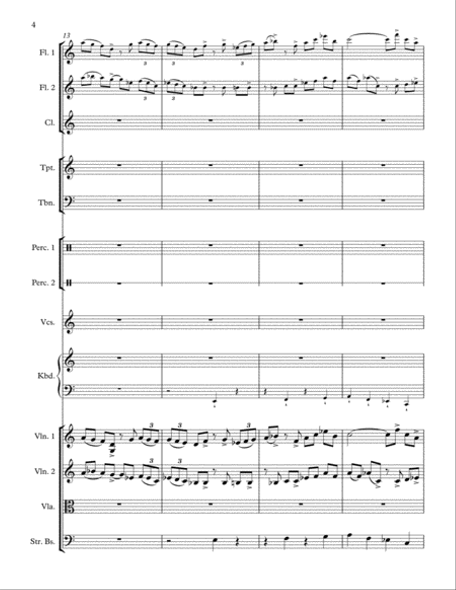 Lo and Behold - for chamber ensemble Large Ensemble scores gallery preview page 6