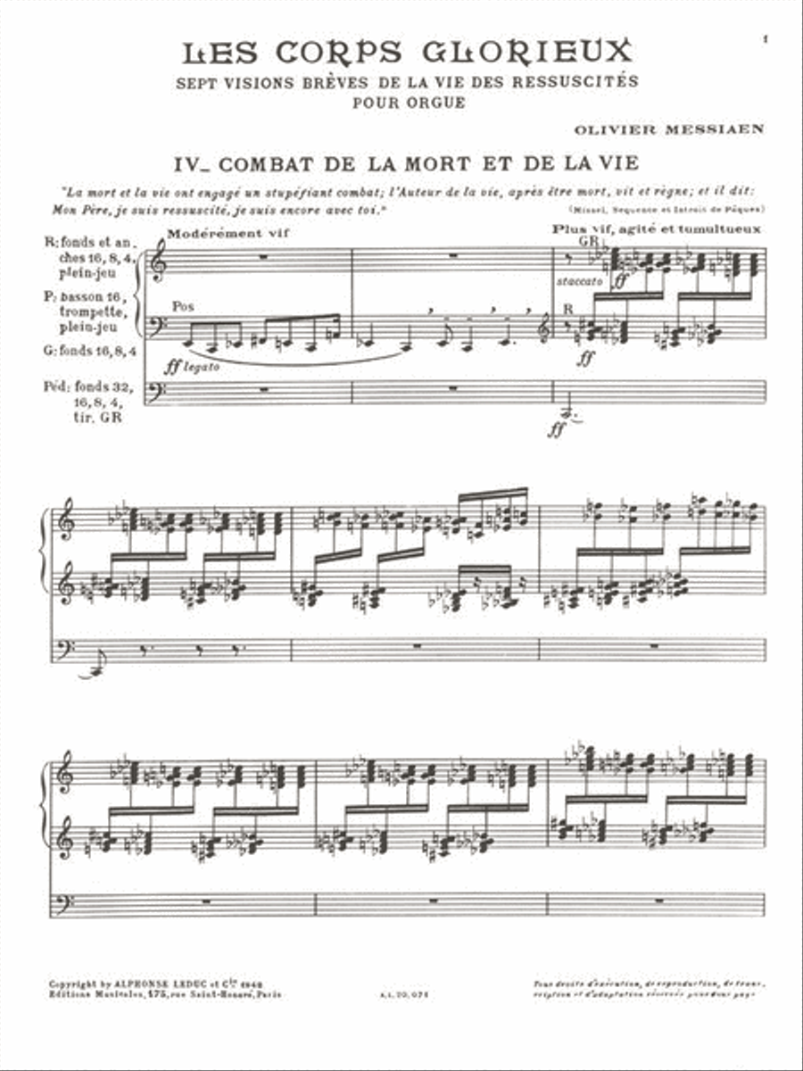 The Glorious Bodies - Volume 2 Organ scores gallery preview page 2