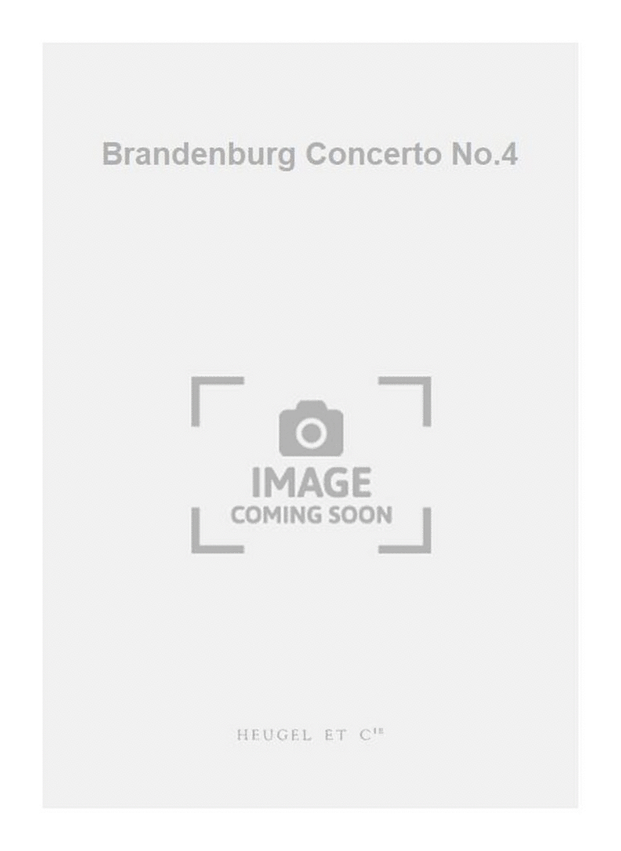 Brandenburg Concerto No.4